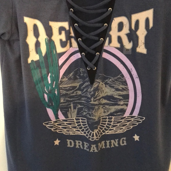 A very low cut t-shirt from express. - Picture 5 of 5